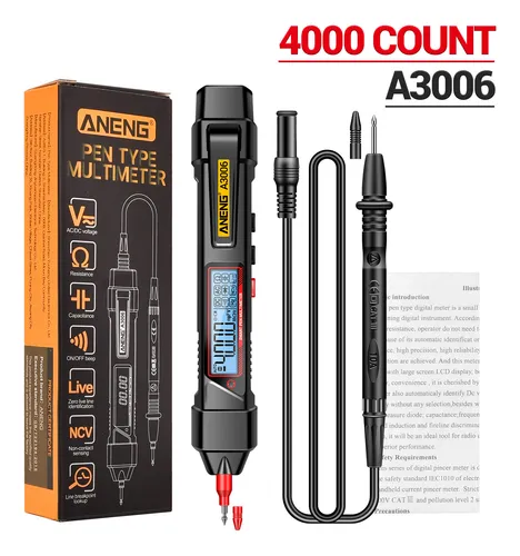 🔧 Multímetro Digital ANENG A3006 – 4000 Count