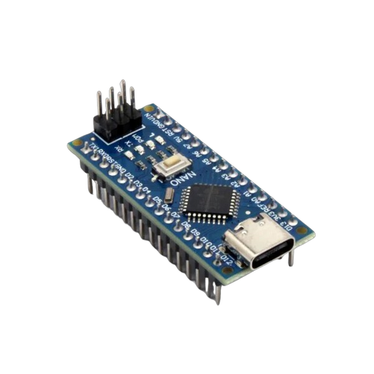 Arduino Nano ATmega328 con USB Tipo-C – Microcontrolador Compacto y Potente para Proyectos Electrónicos