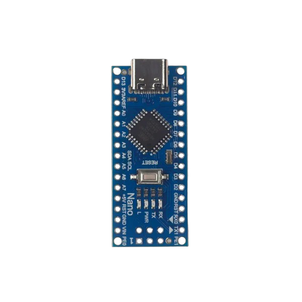 Arduino Nano ATmega328 con USB Tipo-C – Microcontrolador Compacto y Potente para Proyectos Electrónicos