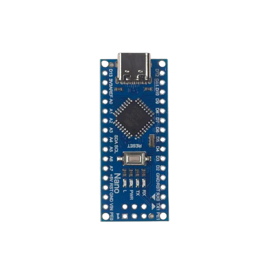 Arduino Nano ATmega328 con USB Tipo-C – Microcontrolador Compacto y Potente para Proyectos Electrónicos