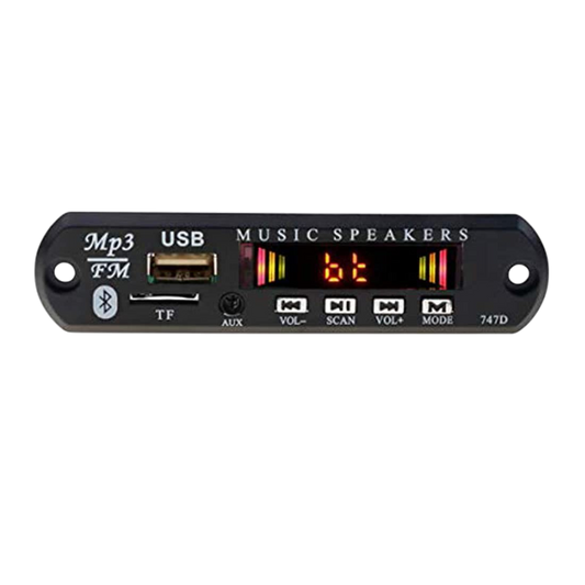 Modulo Reproductor Bluetooth Mp3, USB, FM