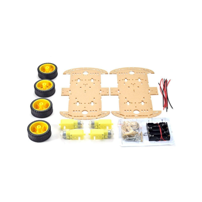 Kit Chasis Carro Robot 4WD Para Arduino