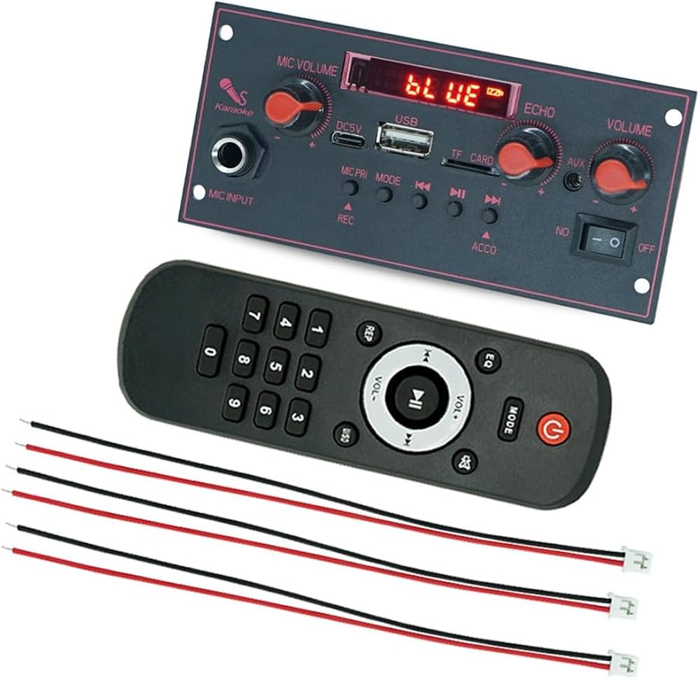 PLACA AMPLIFICADORA BLUETOOTH 5V 10W MONOFÓNICA CON KARAOKE
