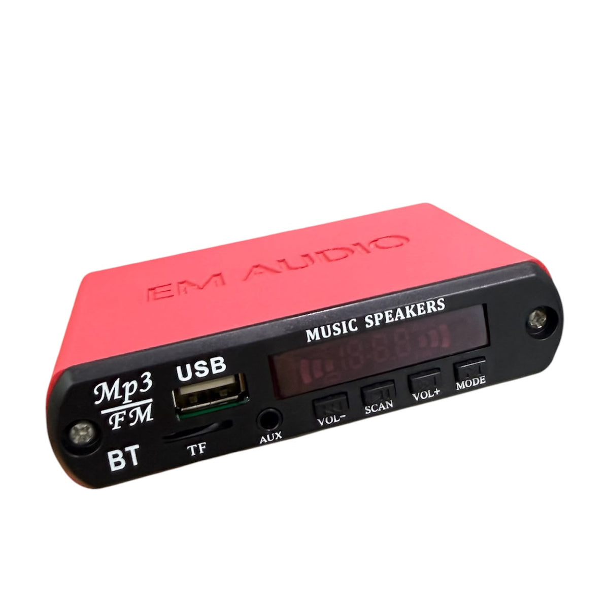 Reproductor de Audio Bluetooth USB FM con Salida RCA – EM Audio